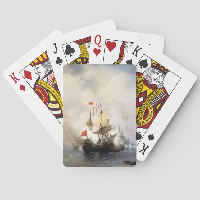 Jeu De Cartes Bataille du détroit de Chios (dos)