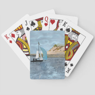 JEU DE CARTES BATEAU À VOILE