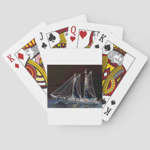 Jeu De Cartes Bateau à voile - Photo Abstraite