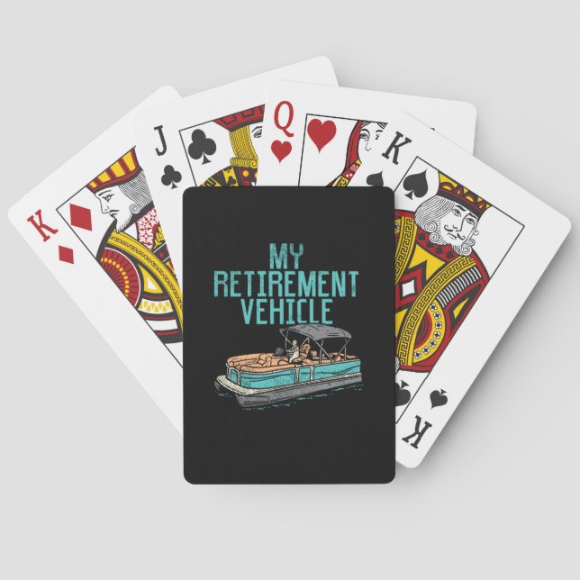 Jeu De Cartes Bateau Pontoon - Mon véhicule de retraite (dos)