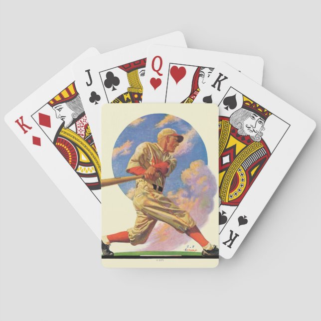 Jeu De Cartes Batteur de baseball (dos)