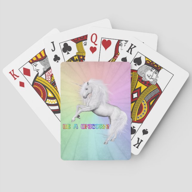 Jeu De Cartes BE Unicorn (dos)