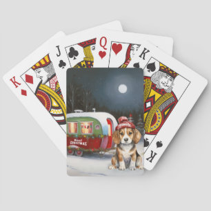 Jeu De Cartes Beagle d'hiver Caravan Christmas Adventure