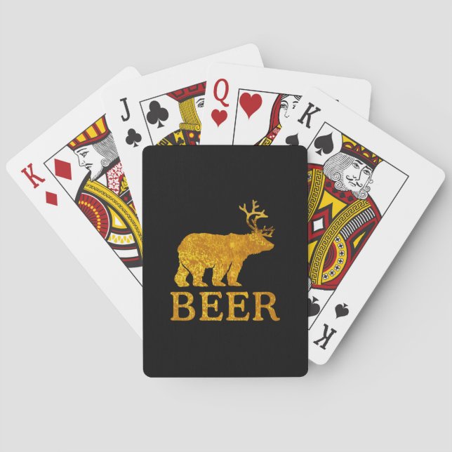 Jeu De Cartes Bear Deer ou Beer on Beer (dos)