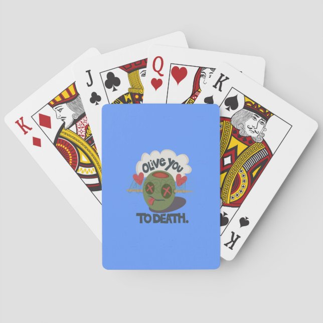 Jeu De Cartes Beau Cool J'aime Afrique Art (dos)
