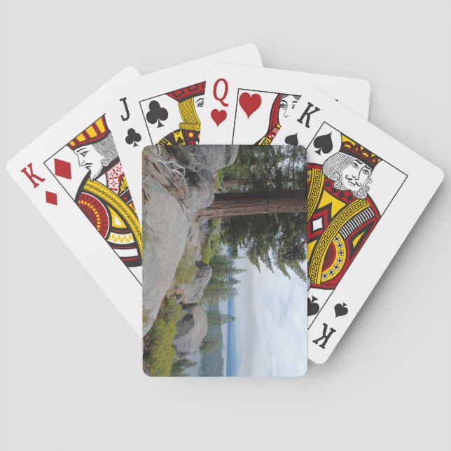 Jeu De Cartes Beau Lac Tahoe Paysage (dos)
