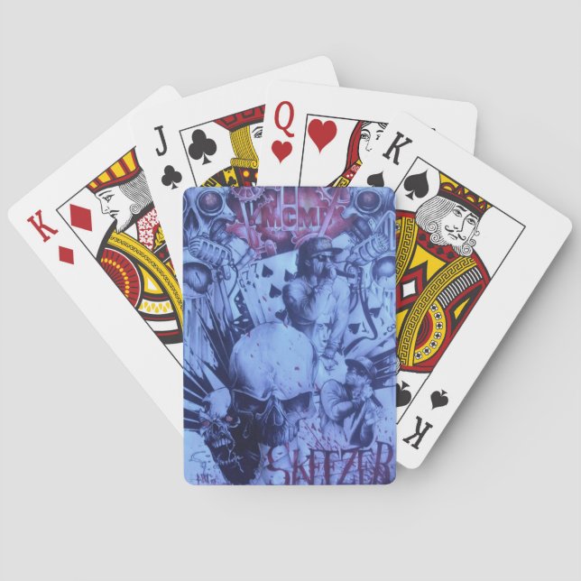 Jeu De Cartes Beau produit artistique Skeezers extraordinaire en (dos)