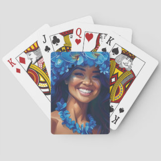 Jeu De Cartes Beauté en Blue Playing Cartes