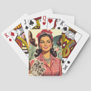 Jeu De Cartes Beauté vintage Fashion Girls