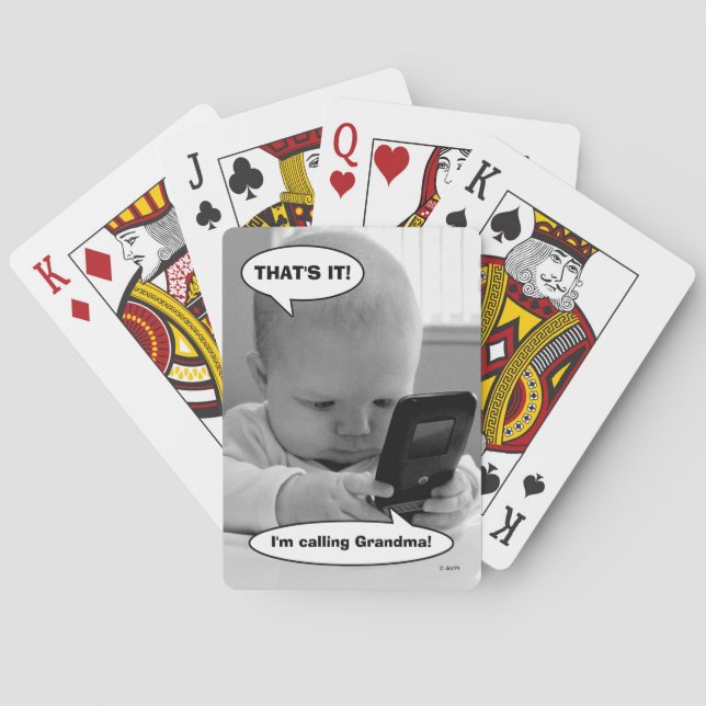Jeu De Cartes Bébé sur téléphone portable (dos)