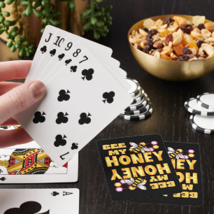 Jeu De Cartes BEE MY HONEY drôle de jolies valentines d'abeilles