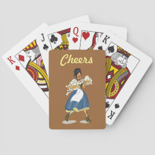 Jeu De Cartes Beer Hall Girl Bicycle® Poker Jouer aux cartes