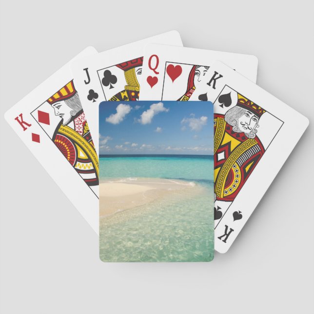 Jeu De Cartes Belize, mer des Caraïbes. Goff Caye, Une Petite Îl (dos)