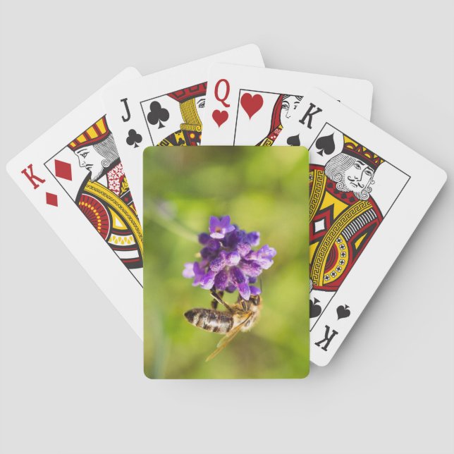 Jeu De Cartes Belle alimentation Planche d'abeilles de jouer des (dos)