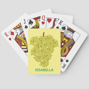 Jeu De Cartes Belle bande de raisins amusante illustration
