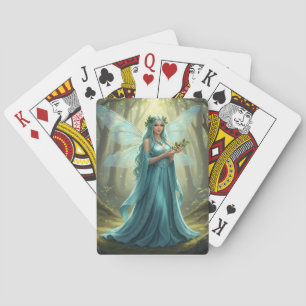 Jeu De Cartes Belle Décembre Turquoise Fairy