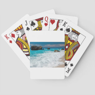Jeu De Cartes Belle Eau de Surf de Plage Aloha Mariage Hawaïen