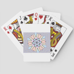 Jeu De Cartes Belle Impression Géométrique Pastel Extraordinaire
