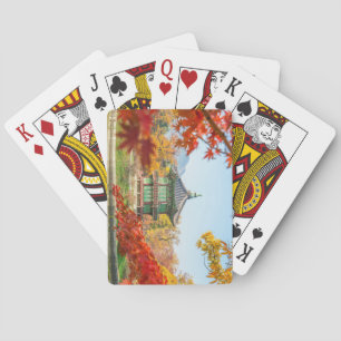 Jeu De Cartes Belle Pagode Gyeongbokgung Séoul Corée