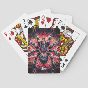 Jeu De Cartes Belle Tarantula psychédélique