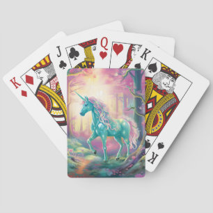 Jeu De Cartes Belle Unicorne Enchanted Forest Playing Cartes