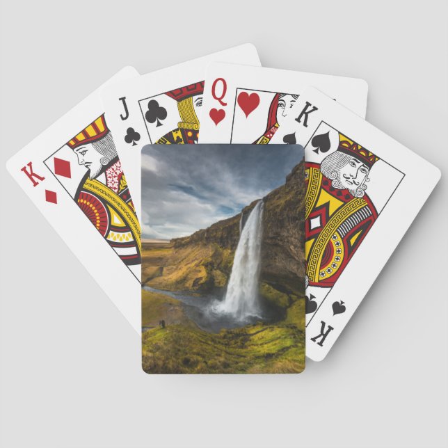 Jeu De Cartes Belle vue de paysage de Seljalandsfoss (dos)