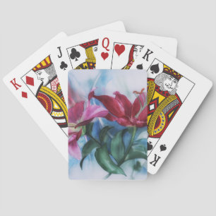 Jeu De Cartes Belles cartes de jeu florales