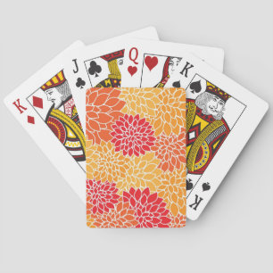 Jeu De Cartes Belles Cartes De Jeu Florales