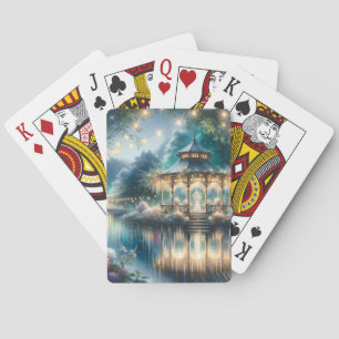 Jeu De Cartes Belvédère de jardin enchanté, reflet du crépuscule