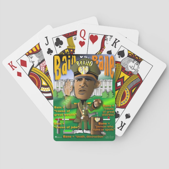 Jeu De Cartes Benito Bain contre Bane (dos)