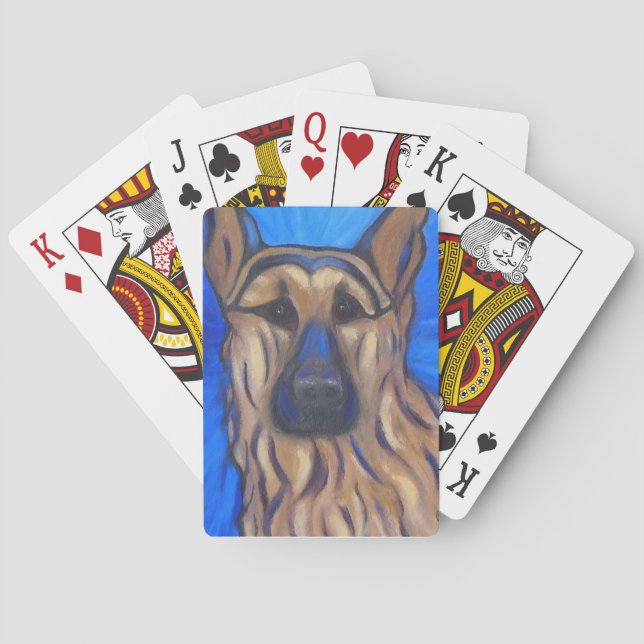 Jeu De Cartes Berger Allemand (dos)