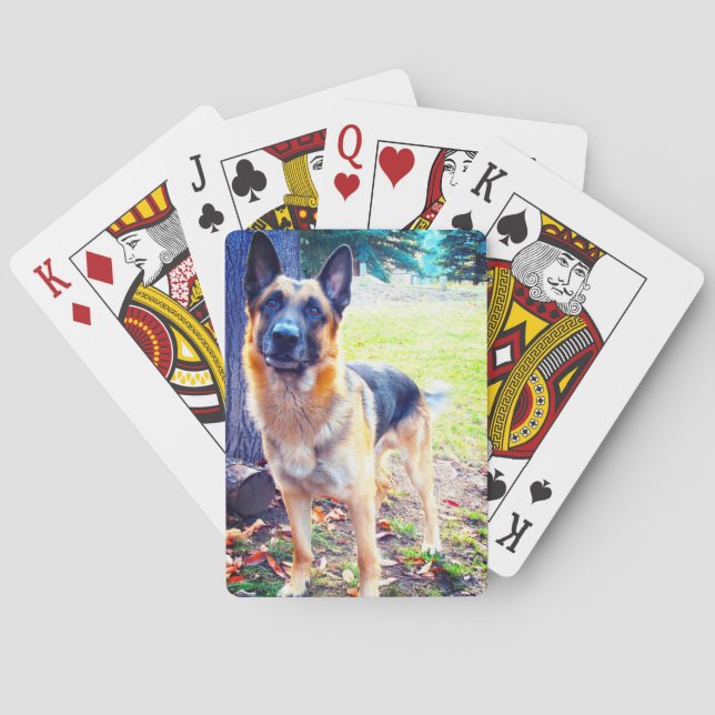 Jeu De Cartes Berger Allemand Jouer aux cartes (dos)