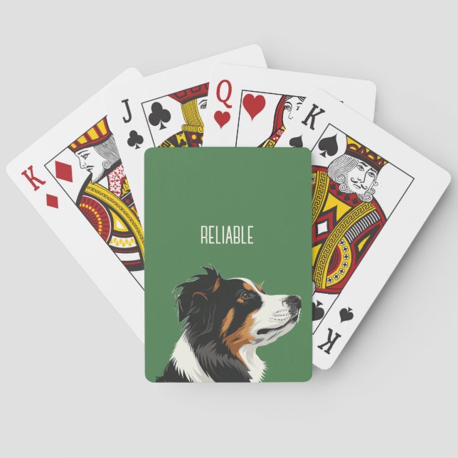 Jeu De Cartes Berger australien fiable (dos)