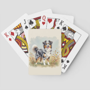 Jeu De Cartes Berger Australien Merle Queue Longue