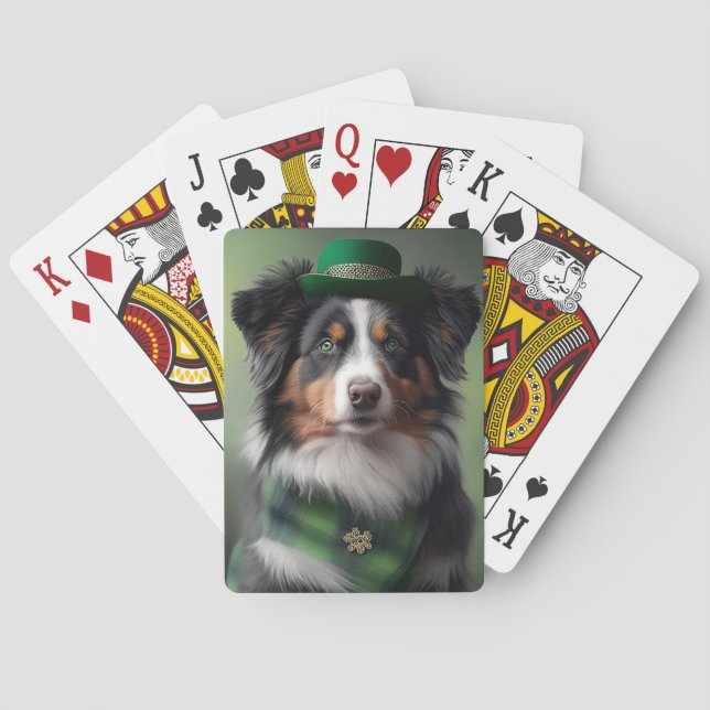 Jeu De Cartes berger australien saint patrick (dos)