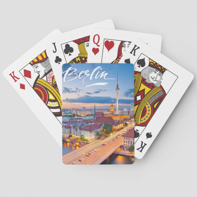 Jeu De Cartes Berlin, Allemagne (dos)
