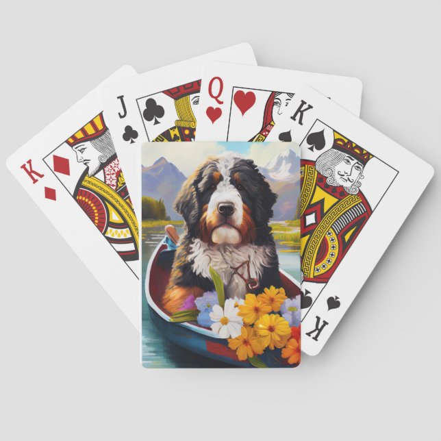 Jeu De Cartes Bernedoodle sur une pagaie : une aventure Pittores (dos)