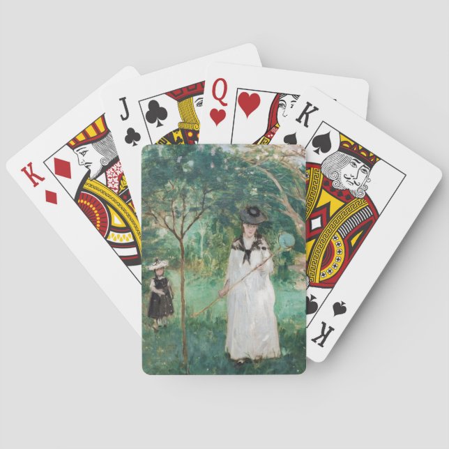 Jeu De Cartes Berthe Morisot - La chasse aux papillons (dos)