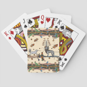 JEU DE CARTES BESTIAIRE MÉDIÉVAL, BÊTE APOCALIYPTIQUE, UNICORN