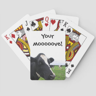 Jeu De Cartes Bétail humoristiques d'animal de grange de ferme
