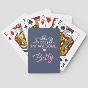 Jeu De Cartes Betty Bien sûr que je suis génial Je suis Betty na