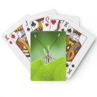 Beurre Drôle Peeks Au-Dessus De La Feuille