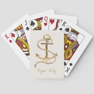 Jeu De Cartes Bicyclette d'Ancre nautique cartes de jeu