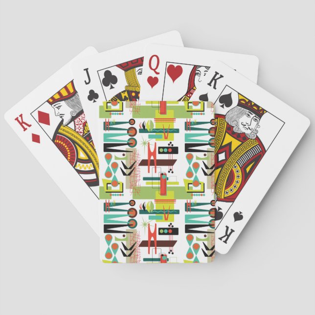 Jeu De Cartes Bicyclette moderne rétro Jouer aux cartes (dos)