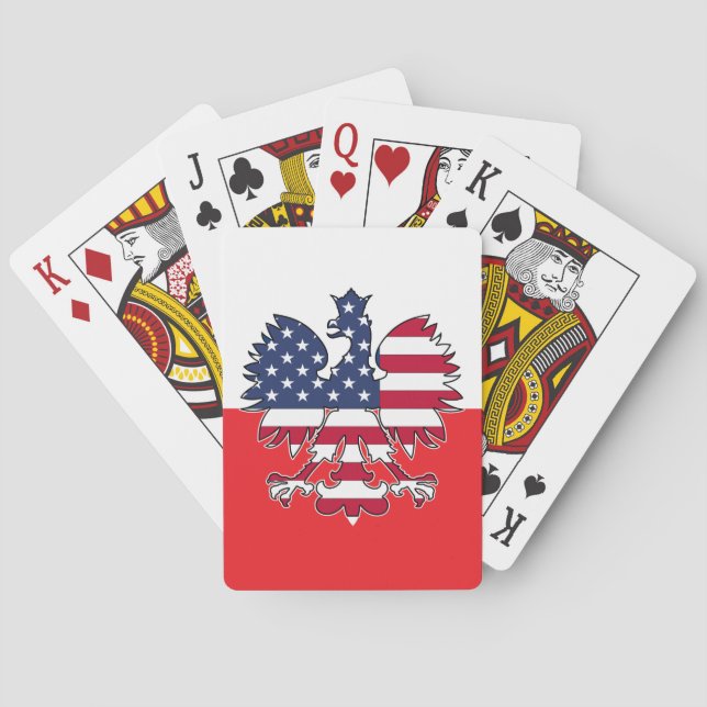 Jeu De Cartes Bicyclette Polonaise Américaine Aigle Jouer Cartes (dos)