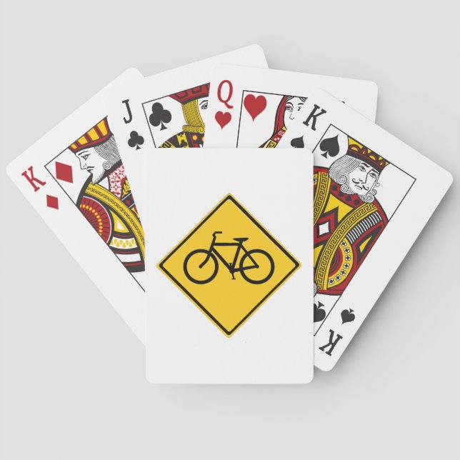 Jeu De Cartes Bicyclette pour panneau routier (dos)