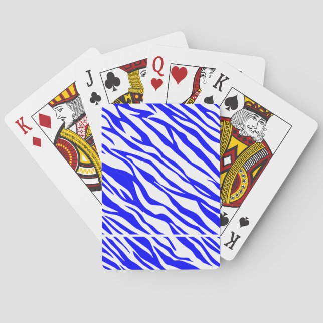 Jeu De Cartes Bicyclette x Katzlisse Bleu/blanc pont sans bordur (dos)
