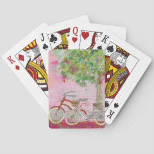 Jeu De Cartes Bicyclettes roses