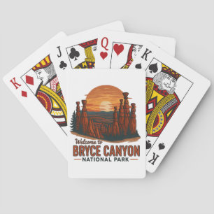 Jeu De Cartes Bienvenue à Embrodery Bryce Canyon National USA