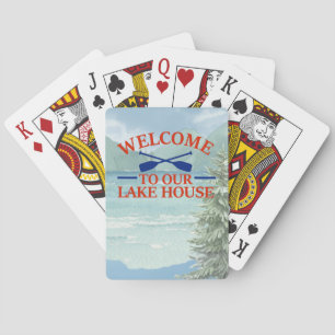 Jeu De Cartes Bienvenue à notre Lake House Jouer des cartes